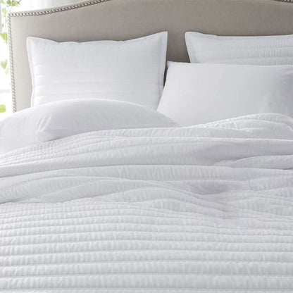Channel stitch - Linen Cotton Quilt Sets
