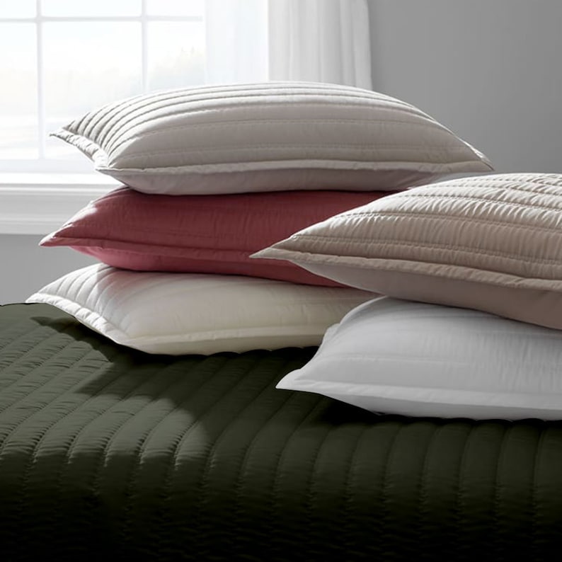 Channel stitch - Pure Cotton Sateen Quilt Sets