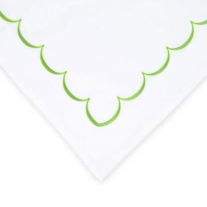 Scallops - Cotton Sateen Embroidered Edge Duvet Cover Sets