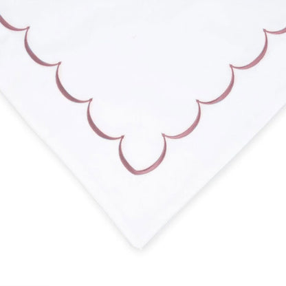 Scallops - Cotton Sateen Embroidered Edge Duvet Cover Sets