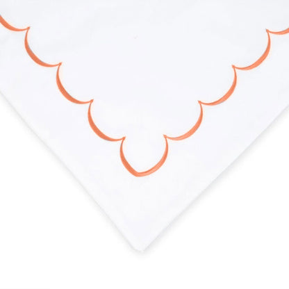 Scallops - Cotton Sateen Embroidered Edge Duvet Cover Sets