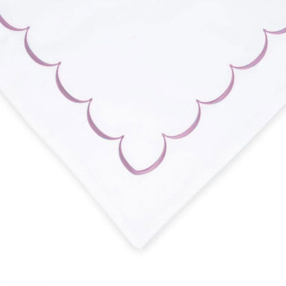 Scallops - Cotton Sateen Embroidered Edge Duvet Cover Sets