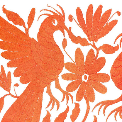Set of 4 | Mexican Decorative Cushion Covers | Otomi Design Covers | Cotton Linen Fabric | Embroidered | With OR Without Insert