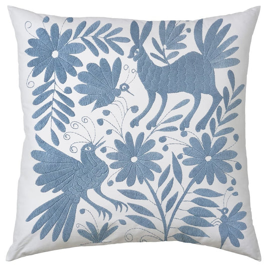 Set of 4 | Mexican Decorative Cushion Covers | Otomi Design Covers | Cotton Linen Fabric | Embroidered | With OR Without Insert