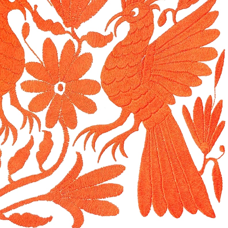 Set of 4 | Mexican Decorative Cushion Covers | Otomi Design Covers | Cotton Linen Fabric | Embroidered | With OR Without Insert