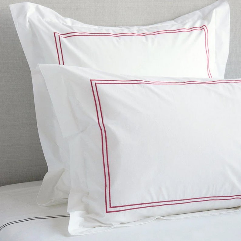Tracks - Cotton Sateen Embroidered Edge Duvet Cover Sets