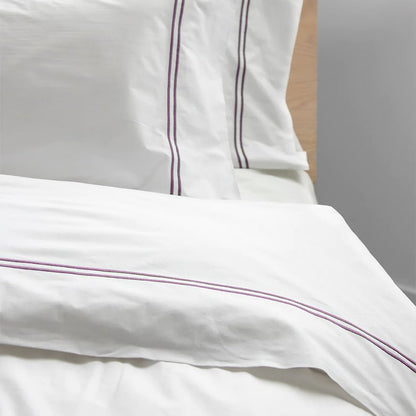 Tracks - Cotton Sateen Embroidered Edge Duvet Cover Sets