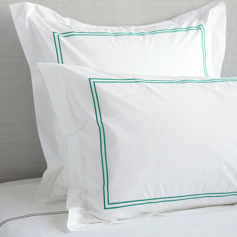 Tracks - Cotton Sateen Embroidered Edge Duvet Cover Sets