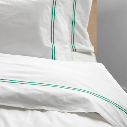 Tracks - Cotton Sateen Embroidered Edge Duvet Cover Sets