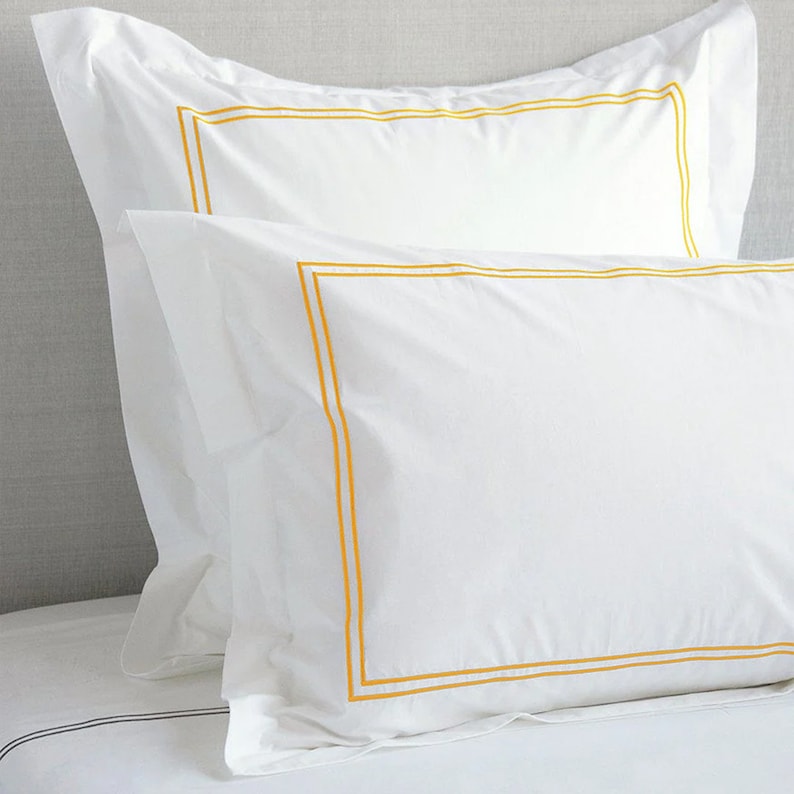 Tracks - Cotton Sateen Embroidered Edge Duvet Cover Sets