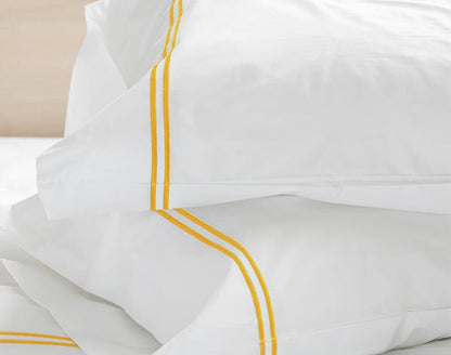 Tracks - Cotton Sateen Embroidered Edge Duvet Cover Sets