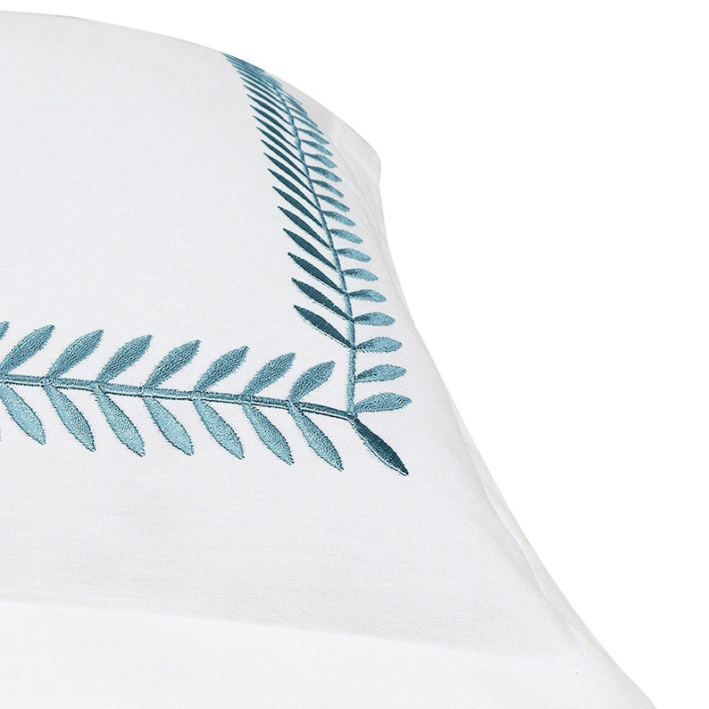 Ash Tree - Cotton Sateen Embroidered Edge Duvet Cover Sets