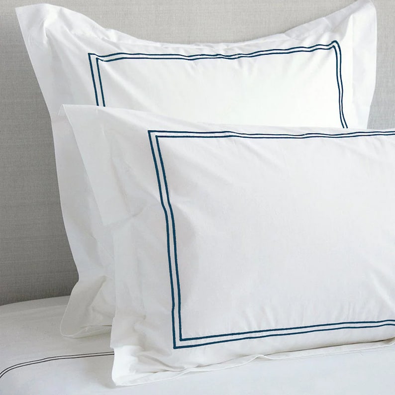 Tracks - Cotton Sateen Embroidered Edge Duvet Cover Sets