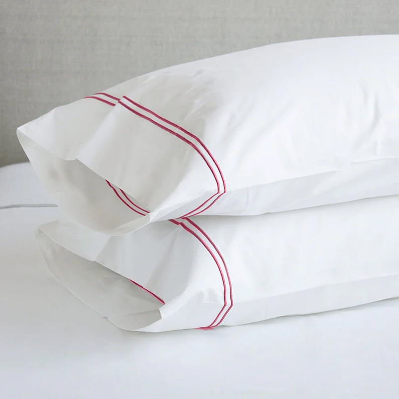 Tracks - Cotton Sateen Embroidered Edge Duvet Cover Sets