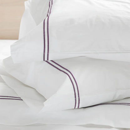 Tracks - Cotton Sateen Embroidered Edge Duvet Cover Sets