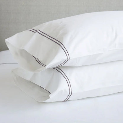 Tracks - Cotton Sateen Embroidered Edge Duvet Cover Sets