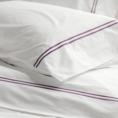 Tracks - Cotton Sateen Embroidered Edge Duvet Cover Sets