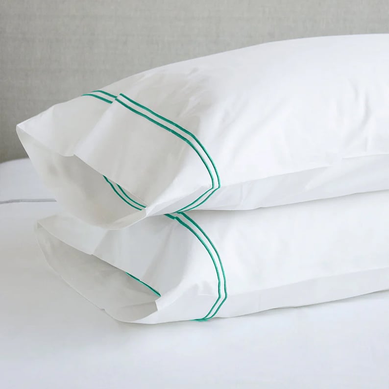 Tracks - Cotton Sateen Embroidered Edge Duvet Cover Sets