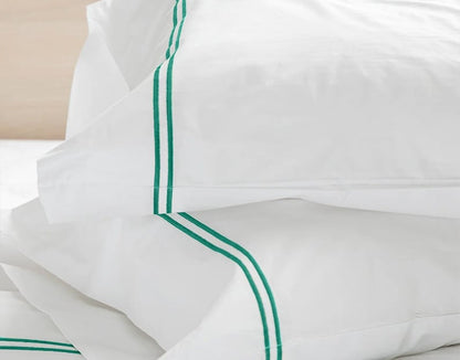 Tracks - Cotton Sateen Embroidered Edge Duvet Cover Sets