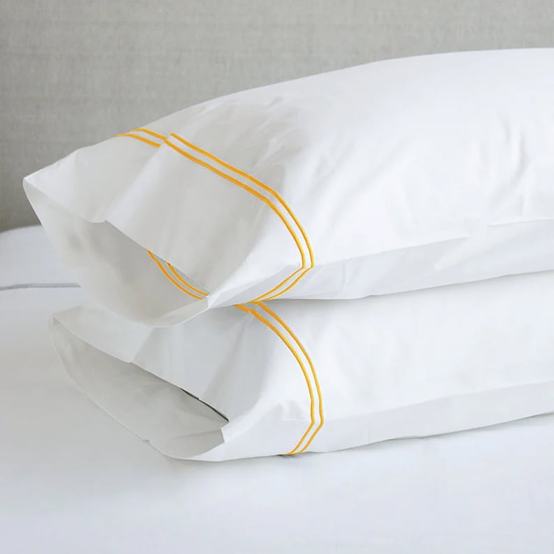 Tracks - Cotton Sateen Embroidered Edge Duvet Cover Sets
