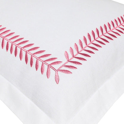 Ash Tree - Cotton Sateen Embroidered Edge Duvet Cover Sets