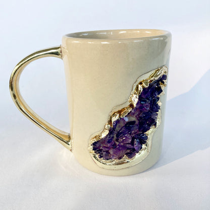 Wave - Set of 2 Cream Ceramic Mugs