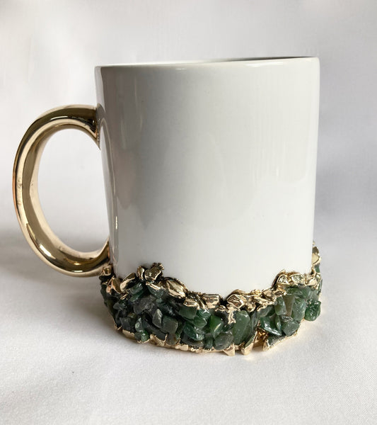 Sediments - Set of 2 White Ceramic Mugs