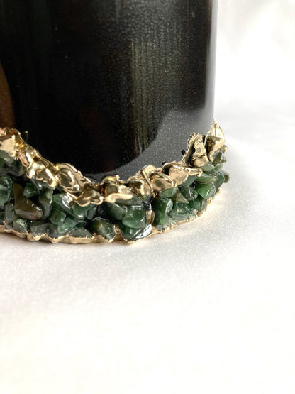 Black Ceramic Mugs with Crystals