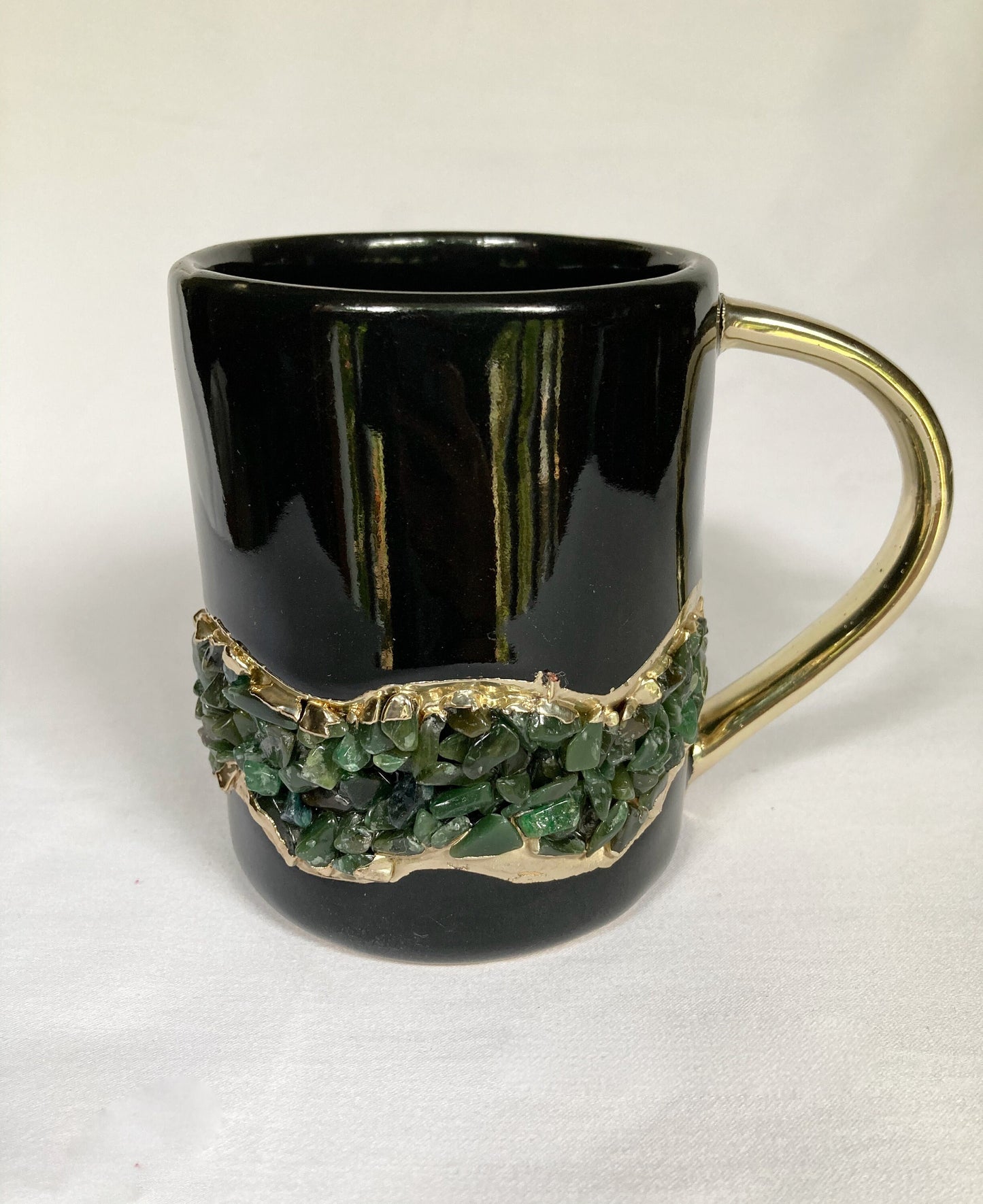 Flow - Set of 2 Black Ceramic Mugs