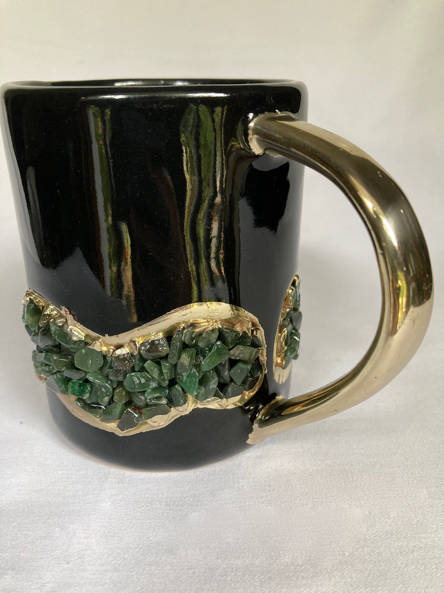 Flow - Set of 2 Black Ceramic Mugs