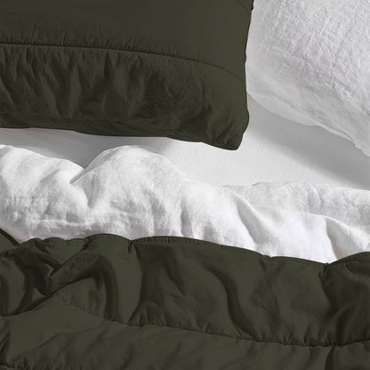 Broad Channel Stitch - Pure Cotton Sateen Quilt Sets