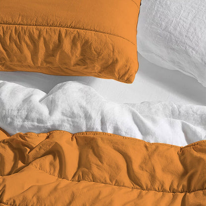 Broad Channel Stitch - Pure Cotton Sateen Quilt Sets