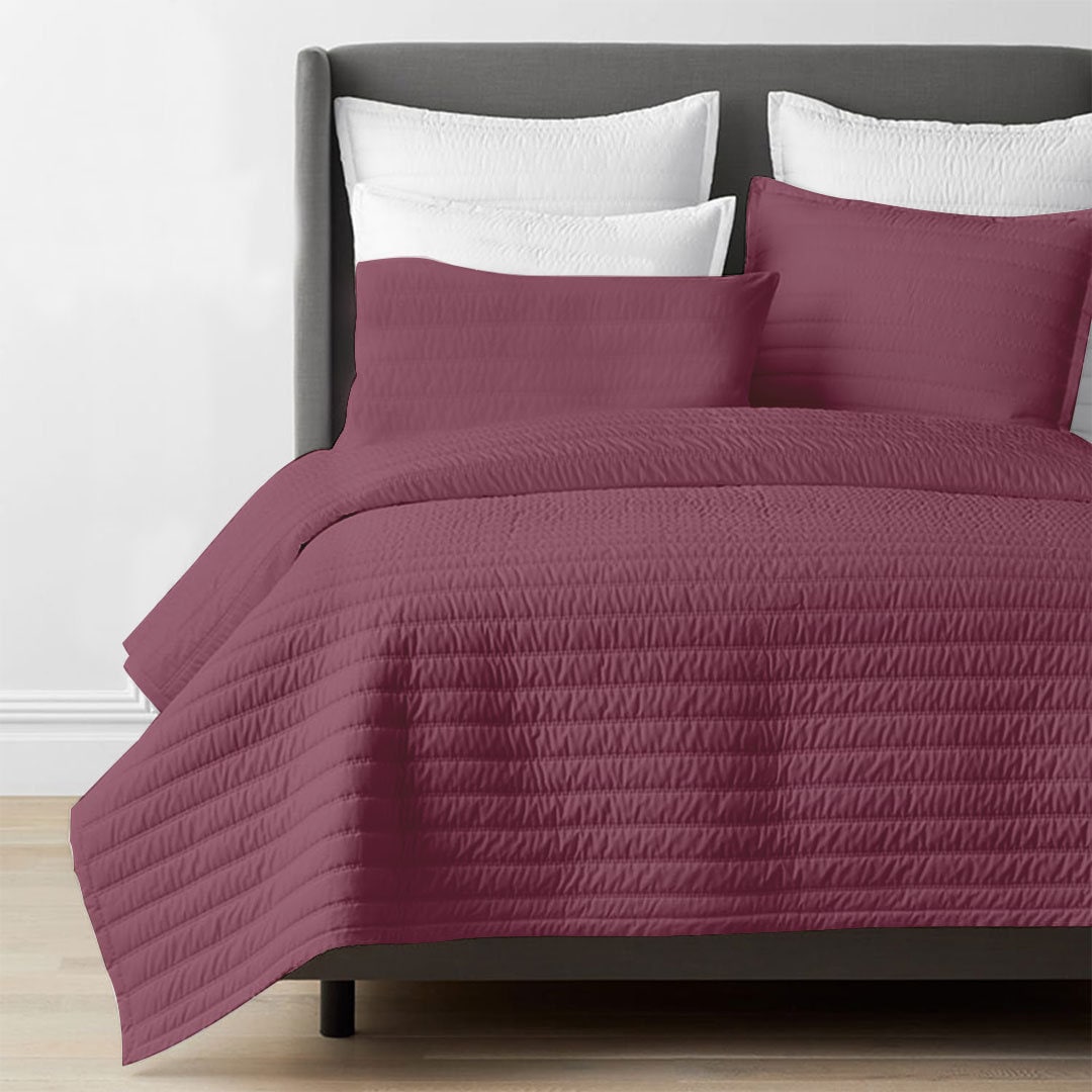 Channel stitch - Pure Cotton Sateen Quilt Sets