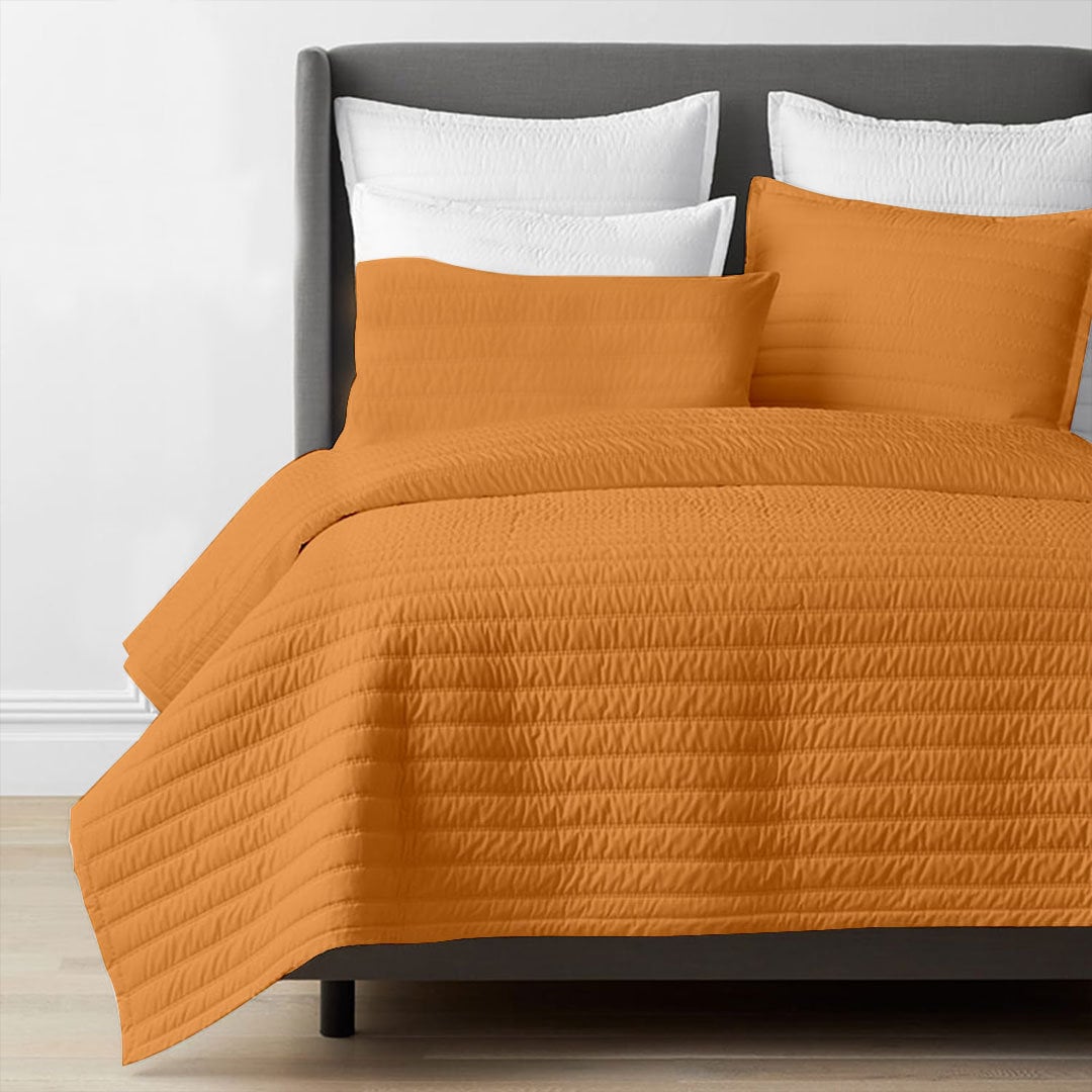 Channel stitch - Pure Cotton Sateen Quilt Sets