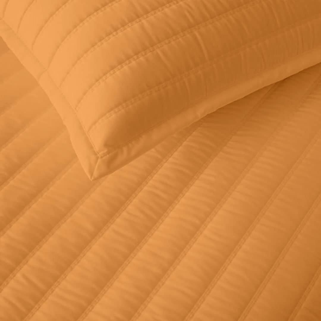 Channel stitch - Linen Cotton Quilt Sets