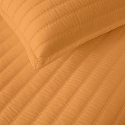 Channel stitch - Linen Cotton Quilt Sets