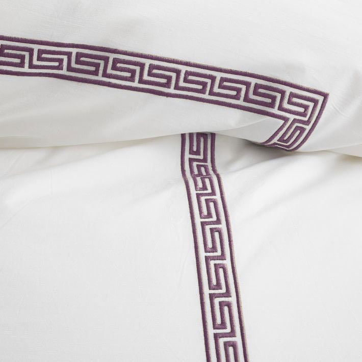 Maze - Cotton Sateen Embroidered Edge Duvet Cover Sets
