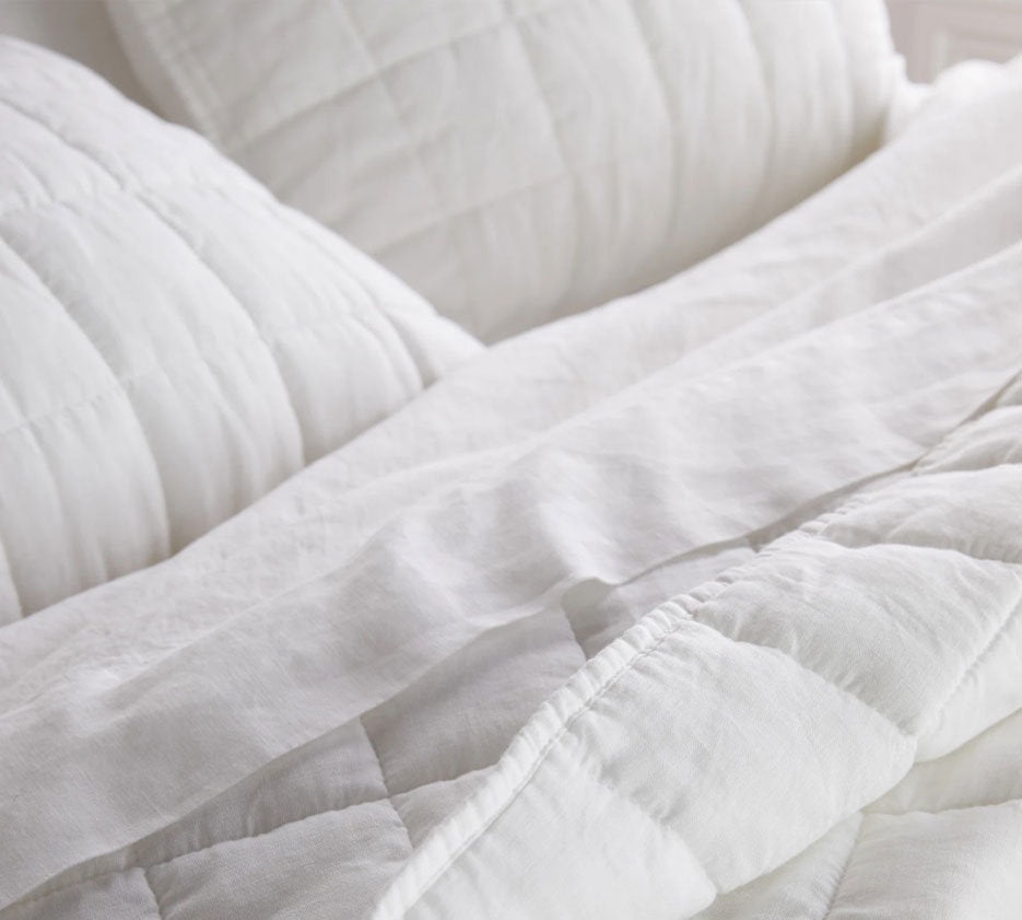 Box stitch - Pure Cotton Sateen Quilt Sets