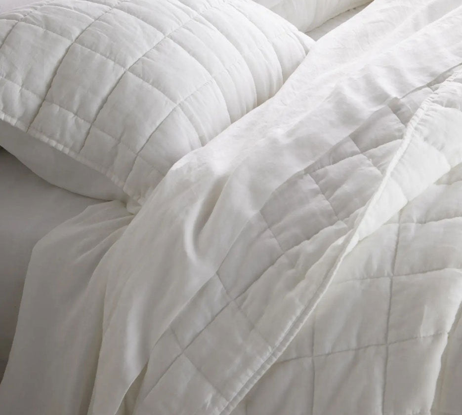 Box stitch - Pure Cotton Sateen Quilt Sets