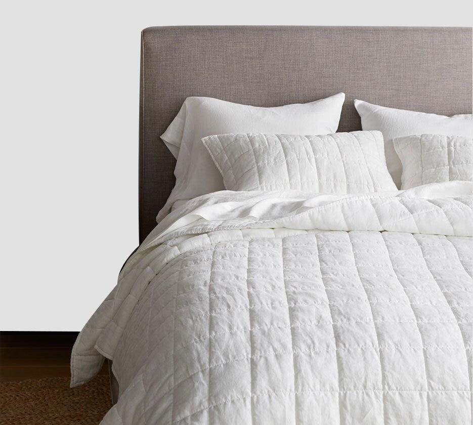 Box stitch - Pure Cotton Sateen Quilt Sets