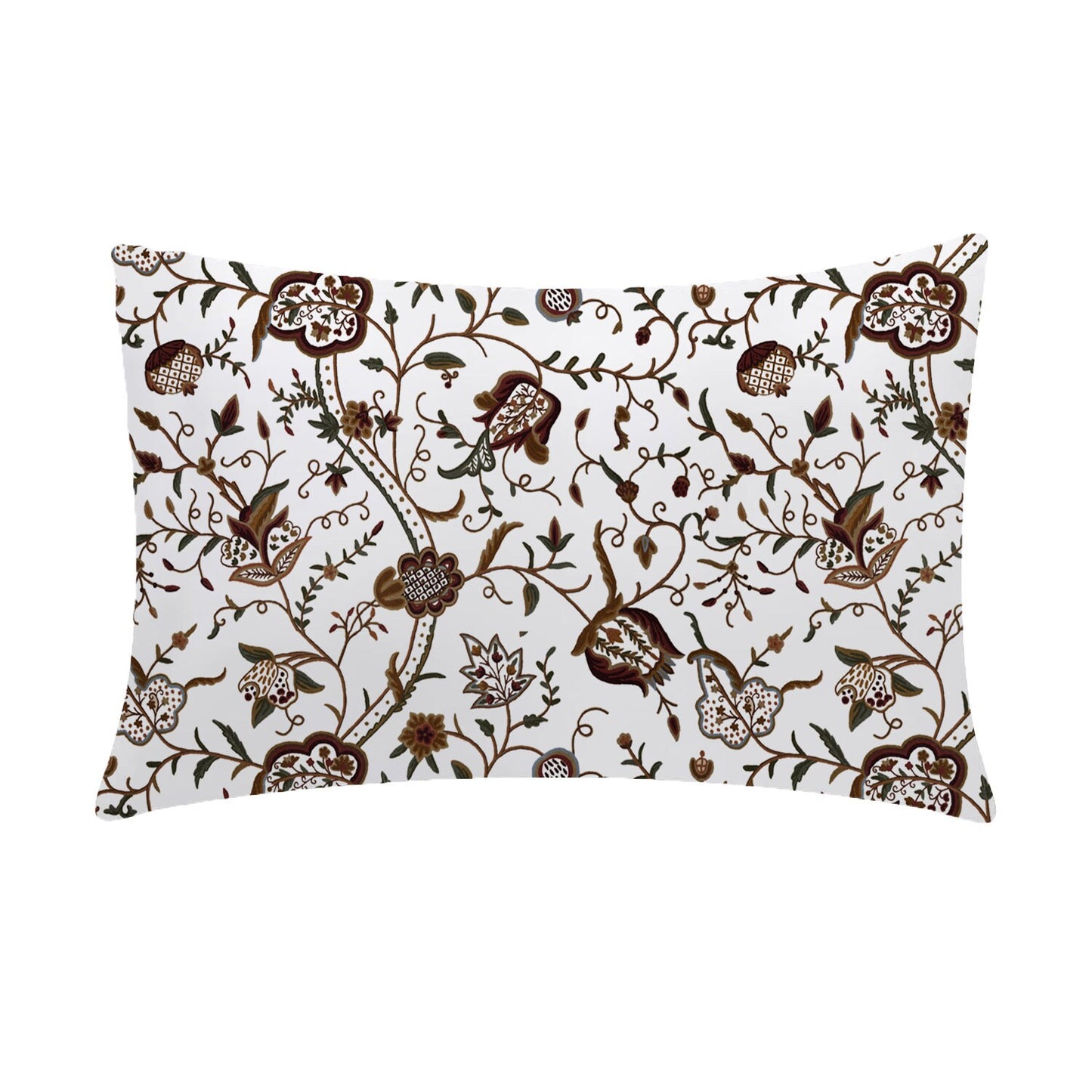 Serena - 3 Piece Crewel Embroidered Duvet Set | Linen Cotton Mix | Embroidered Duvet Cover with Embroidered Pillowcases | Handmade | Soft