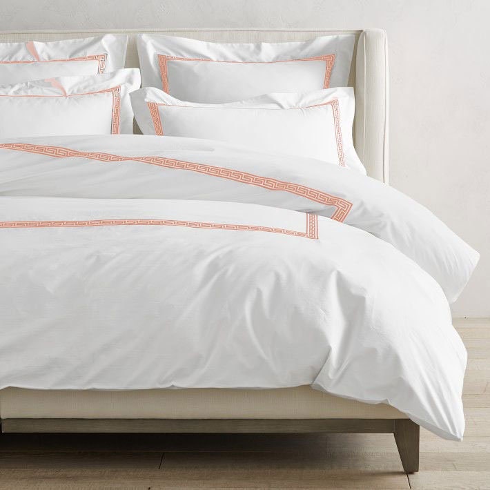 Maze - Cotton Sateen Embroidered Edge Duvet Cover Sets