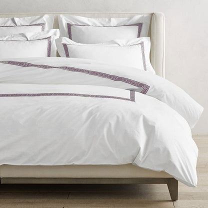 Maze - Cotton Sateen Embroidered Edge Duvet Cover Sets