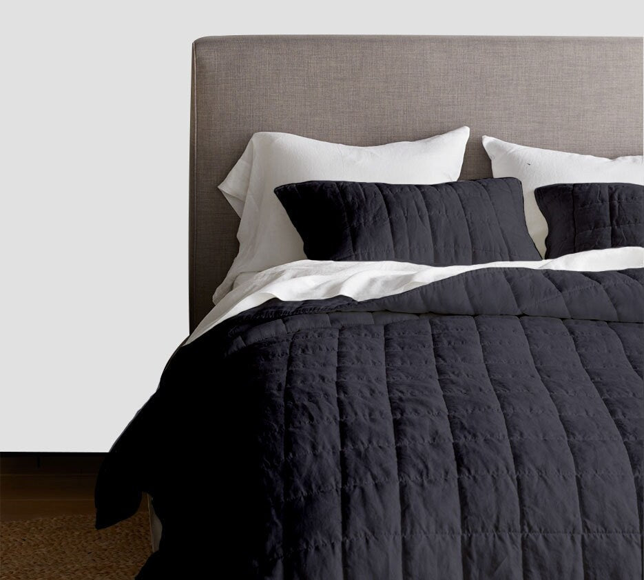 Box stitch - Pure Cotton Sateen Quilt Sets