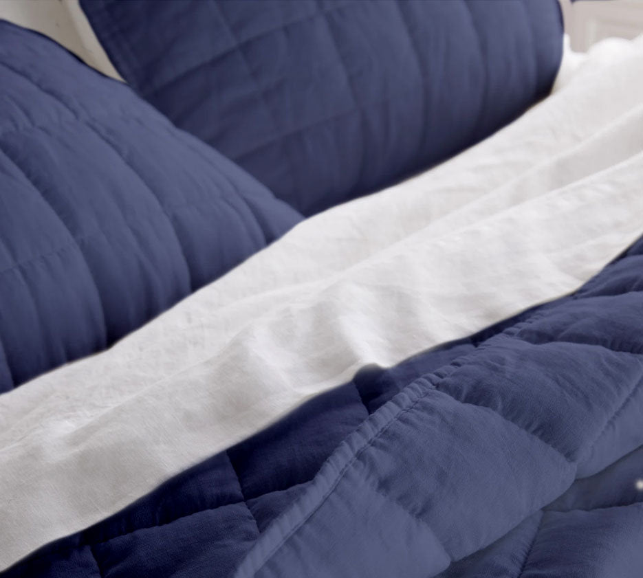 Box stitch - Pure Cotton Sateen Quilt Sets