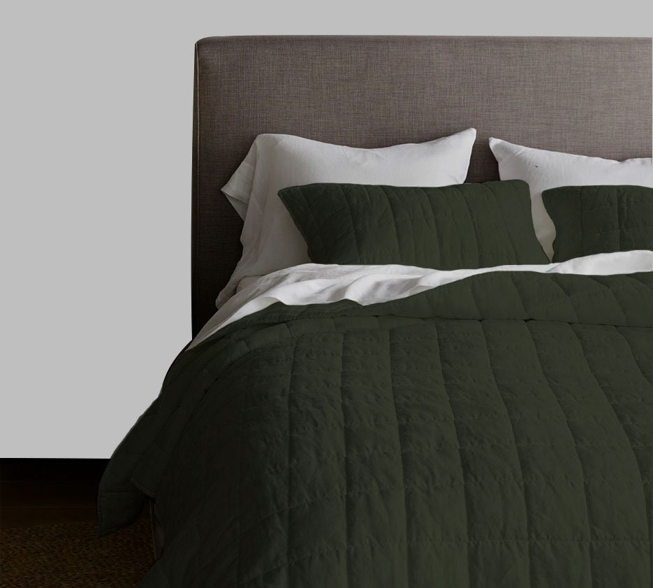 Box stitch - Pure Cotton Sateen Quilt Sets