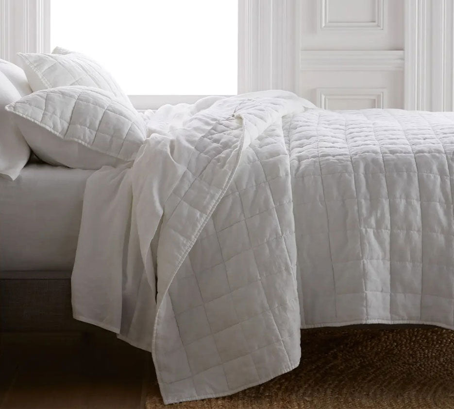 Box stitch - Pure Cotton Sateen Quilt Sets