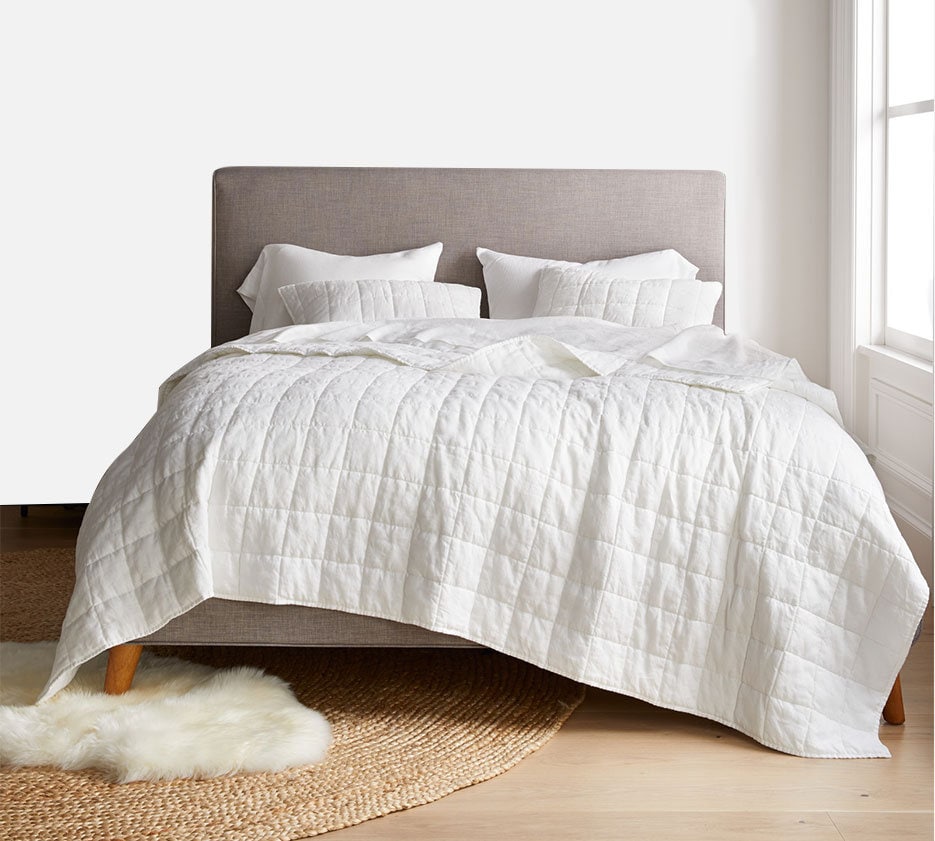Box stitch - Pure Cotton Sateen Quilt Sets