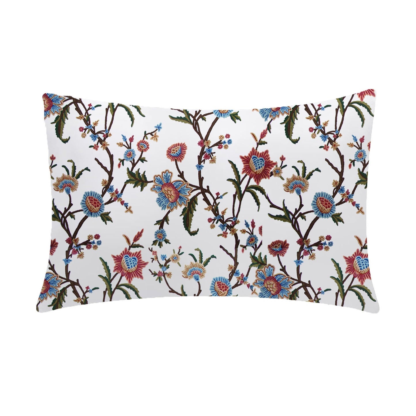Jane - 3 Piece Crewel Embroidered Duvet Set | Linen Cotton Mix | Embroidered Duvet Cover with Embroidered Pillowcases | Handmade | Soft
