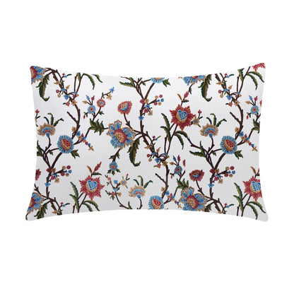 Jane - 3 Piece Crewel Embroidered Duvet Set | Linen Cotton Mix | Embroidered Duvet Cover with Embroidered Pillowcases | Handmade | Soft